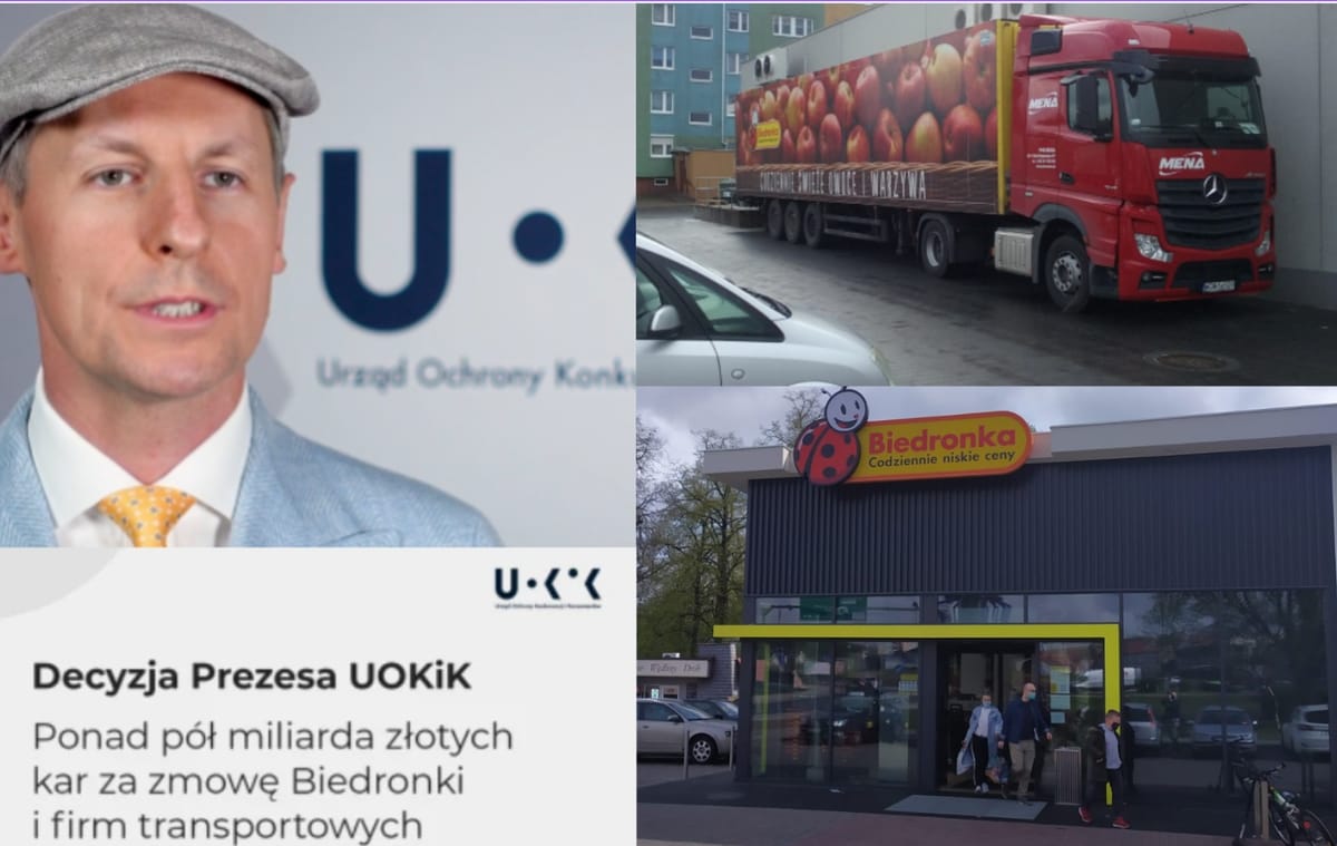 Ponad pół miliarda złotych kary dla właściciela Biedronki. UOKiK zarzuca sieci zmowę przeciwko kierowcom Zdjęcie główne wpisu