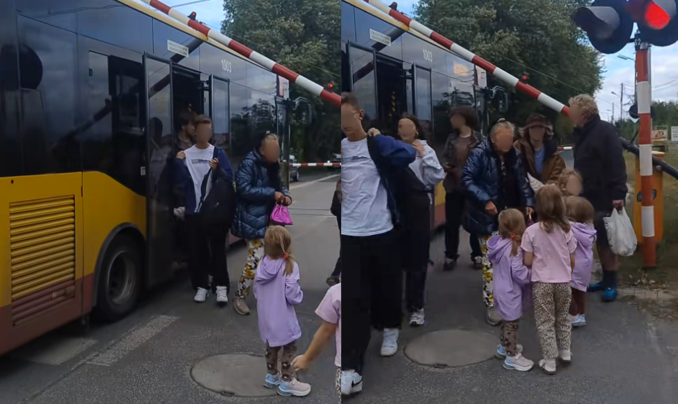 „Otwórz drzwi k*rwa!” Autobus utknął na rogatkach. Pasażerowie błagali o otwarcie drzwi. Przerażające nagranie z Łodzi Zdjęcie wpisu