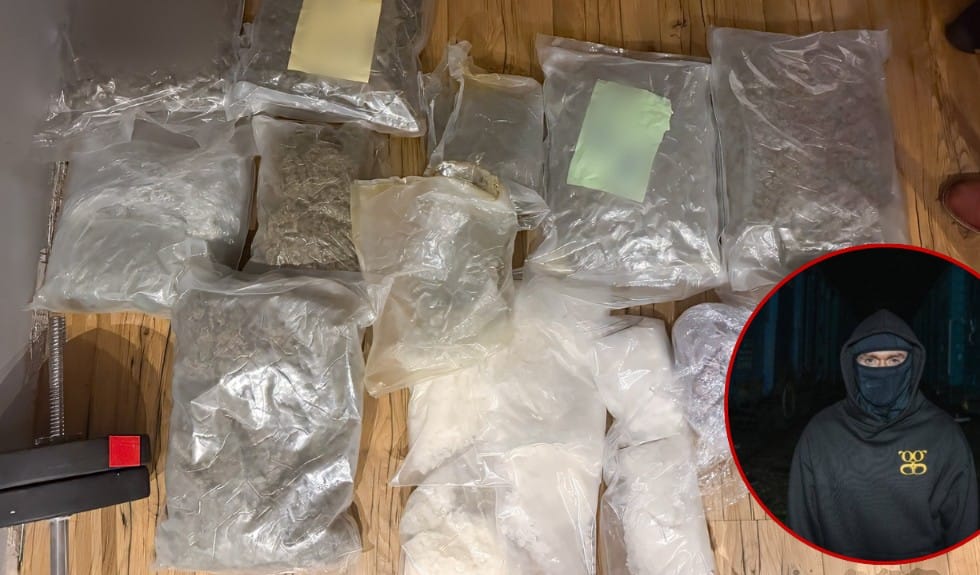 Raper OG Olgierd znów zatrzymany przez CBŚP. Policjanci przejęli blisko 25 kg narkotyków, jest areszt Zdjęcie wpisu