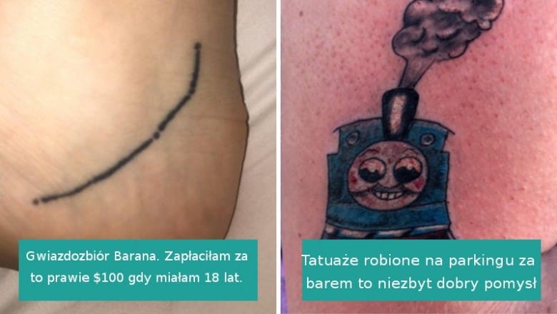 Ci ludzie nie do końca przemyśleli swoje tatuaże. Nie zawsze warto oszczędzać Zdjęcie wpisu