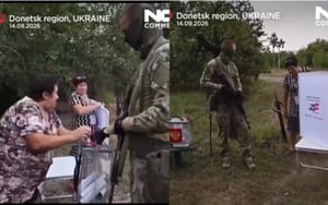 Pod karabinami. Tak wygląda głosowanie do rosyjskiej Dumy na okupowanych częściach Ukrainy