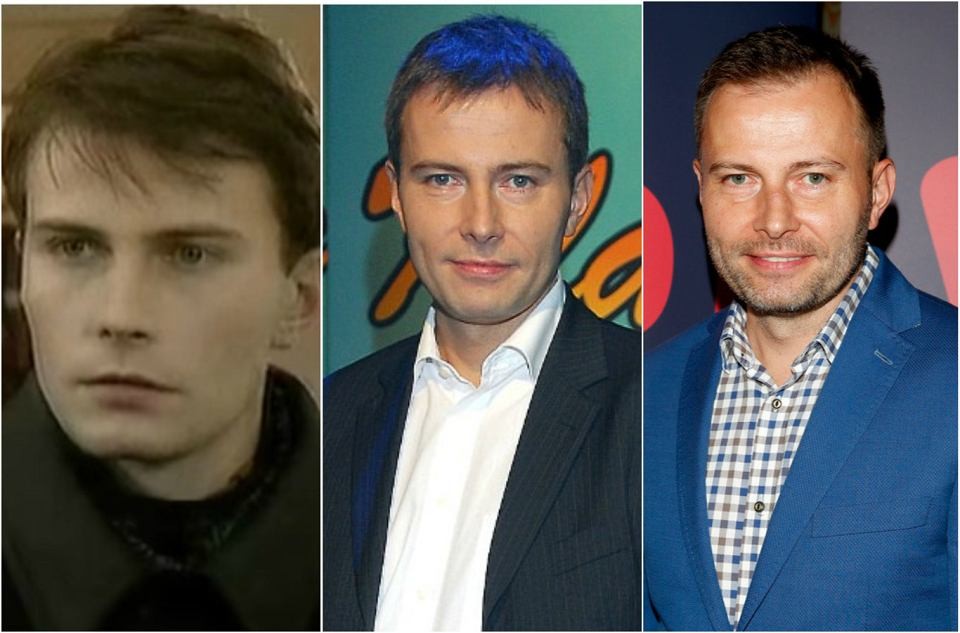 Tomasz Bednarek, czyli Jacek Borecki w latach 1997, 2007 i obecnie.