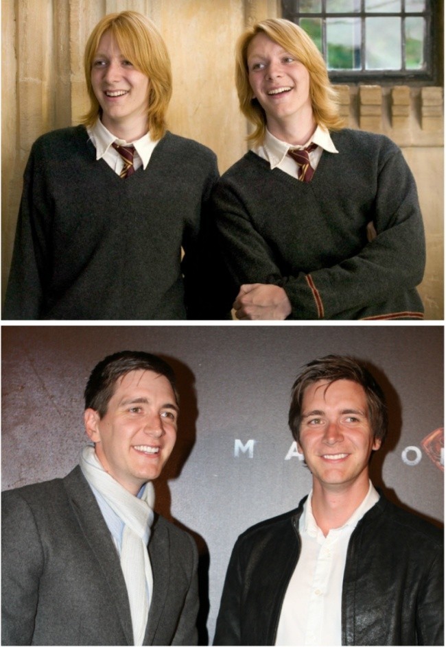 Fred i George Weasley czyli James i Oliver Phelps