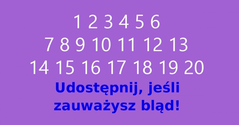 Sprawdź swoja spostrzegawczość!