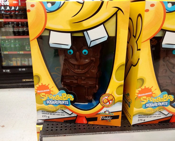 Spongebob z koszparów