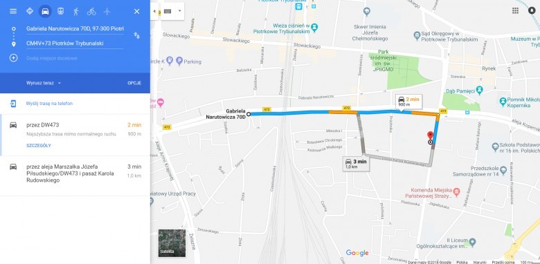 Według internautów (wykop.pl), którzy już przeprowadzili swoje śledztwo trasa przejazdu wygląda następująco