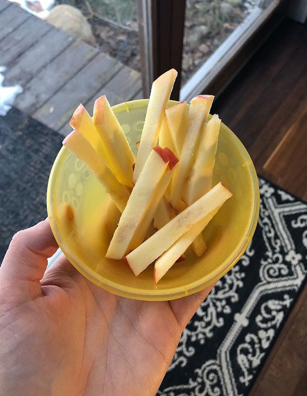 Jabłkowe frytki