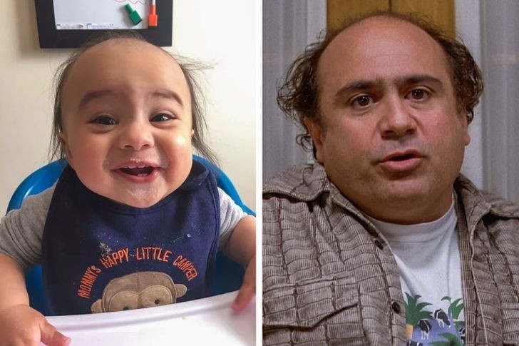 16. "Mój syn to miniaturowa wersja Danny'ego DeVito."