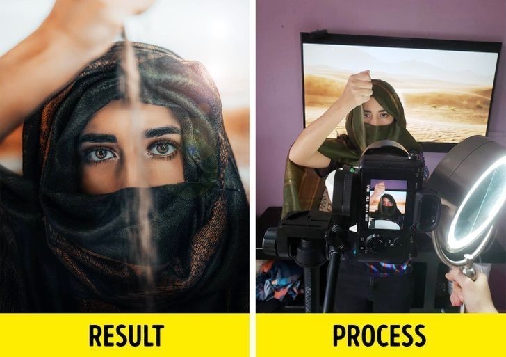 9. Tło tchnęło w tę fotografię nowe życie.