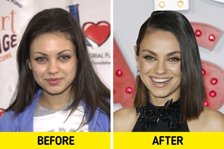 Mila Kunis: microblading brwi