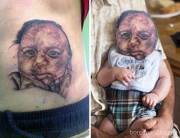 No wykapany tatuś
