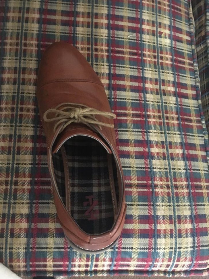 5. "Wkładki w moich butach i kanapa mojego znajomego mają niemal identyczny wzór."