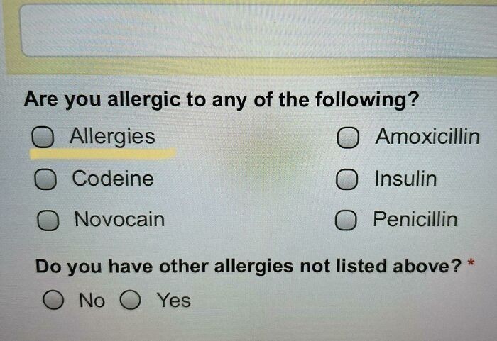 8. Jste alergický na alergie?