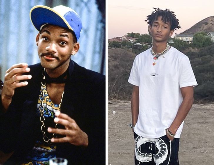 3. Will Smith and Jaden Smith w wieku 23 lat