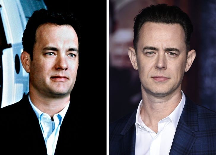 4. Tom Hanks and Colin Hanks w wieku 42 lat