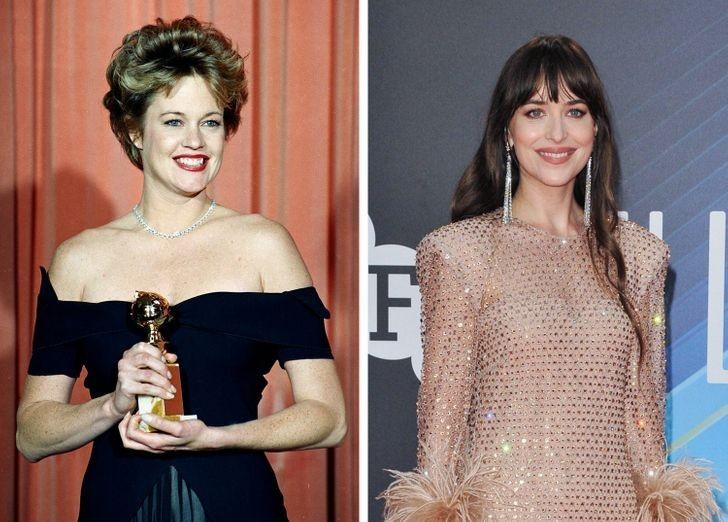 9. Melanie Griffith and Dakota Johnson w wieku 32 lat