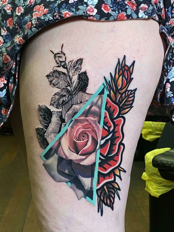 "Tatuaż autorstwa Chrisa Rigoni, Bloodlines Ink w Perth, w Australii"
