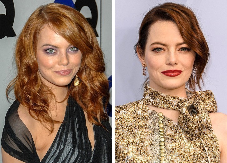 10. Emma Stone, 2009 i 2019