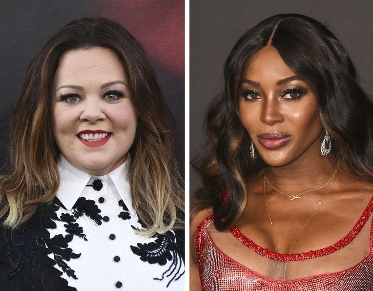 13. Melissa McCarthy i Naomi Campbell mają po 52 lata.