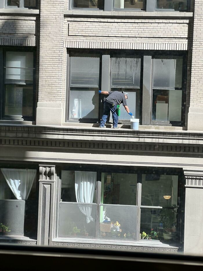 "Mycie okien w Nowym Jorku"