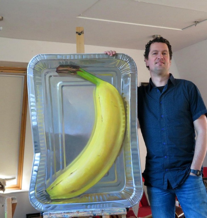 "Ogromny banan czy obraz?