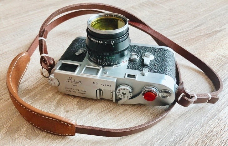 "Leica M3 z 1957 roku. Wciąż działa bez zarzutu, mimo upływu 61 lat."
