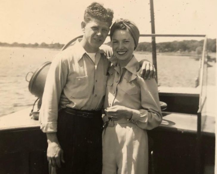 5. „Miesiąc miodowy, 1947 – moi dziadkowie mieli tu po 23 lata.”