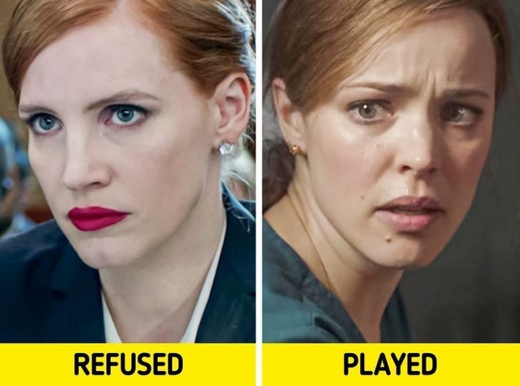 8. Christine Palmer: Jessica Chastain — Rachel McAdams