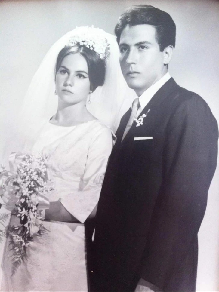 "Moi dziadkowie na ich ślubie, Meksyk w latach 60."