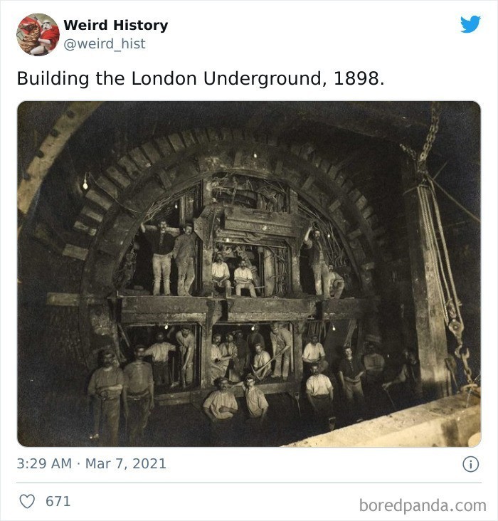 Budowa londyńskiego metra, 1898
