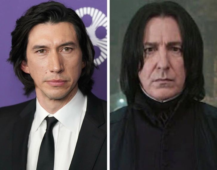 Adam Driver jako Severus Snape