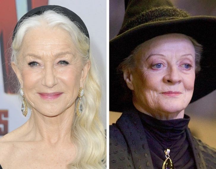 Helen Mirren jako Minerwa McGonagall