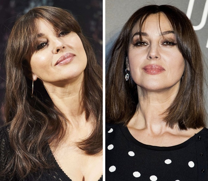 Monica Bellucci unosi głowę.