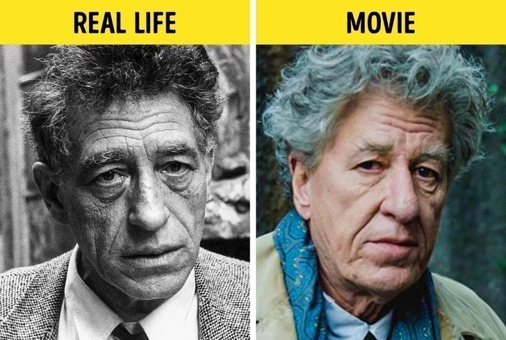 Geoffrey Rush jako Alberto Giacometti, "Final Portrait"