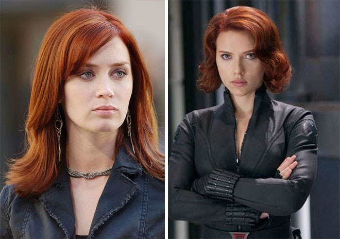 Emily Blunt vs Scarlett Johansson - Czarna Wdowa, "Iron Man 2"