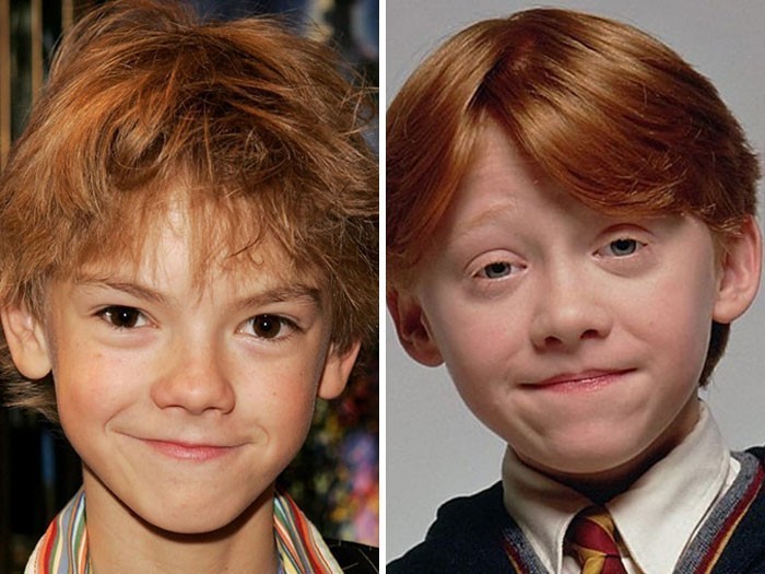 Thomas Brodie-Sangster vs Rupert Grint - Ron Weasley, seria "Harry Potter"