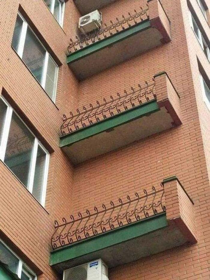 "Balkony dla ptaków?"