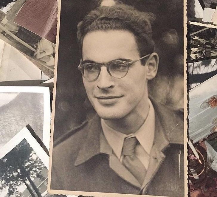 „To mój dziadek w wieku 21 lat. Rok 1954”