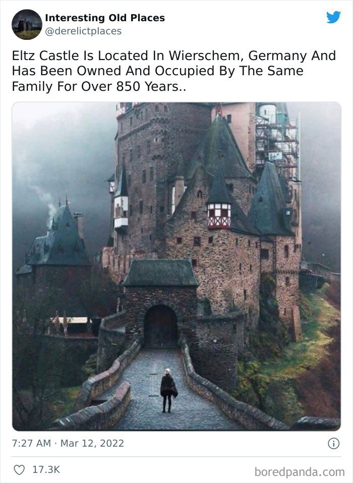"Znajdujący się w niemieckiej gminie Wierschem zamek Eltz jest w posiadaniu jednej rodziny od ponad 850 lat."