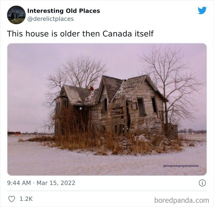 "Ten domek jest starszy od samej Kanady."