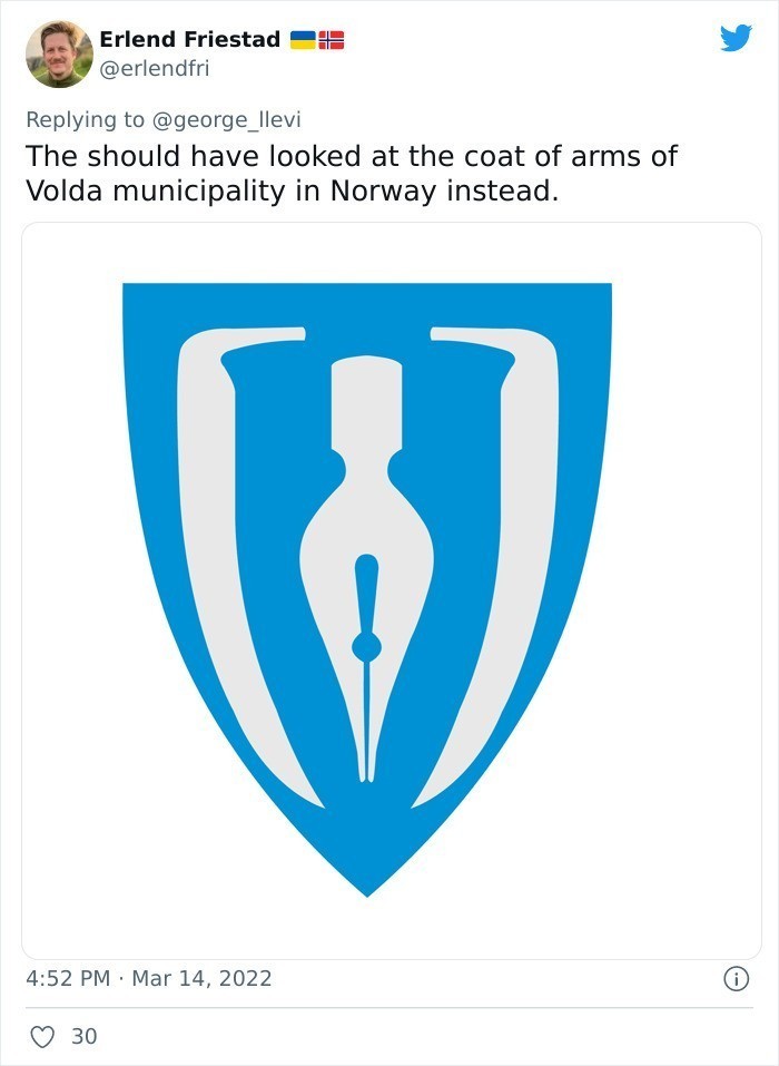 Herb norweskiej gminy Volda