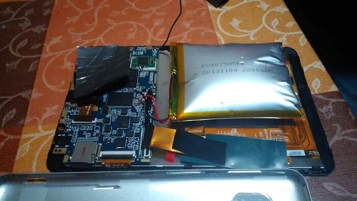 "Bateria tabletu"