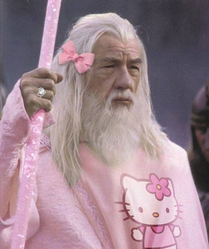Gandalf różowy