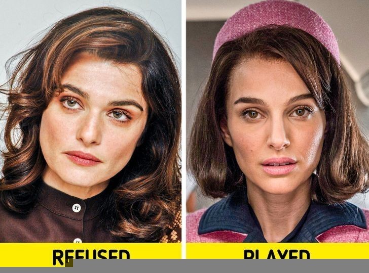 Jacqueline Kennedy: Rachel Weisz — Natalie Portman