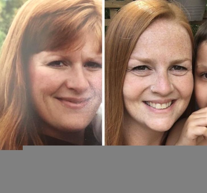 Ta mama i córka wyglądają niemal identycznie.