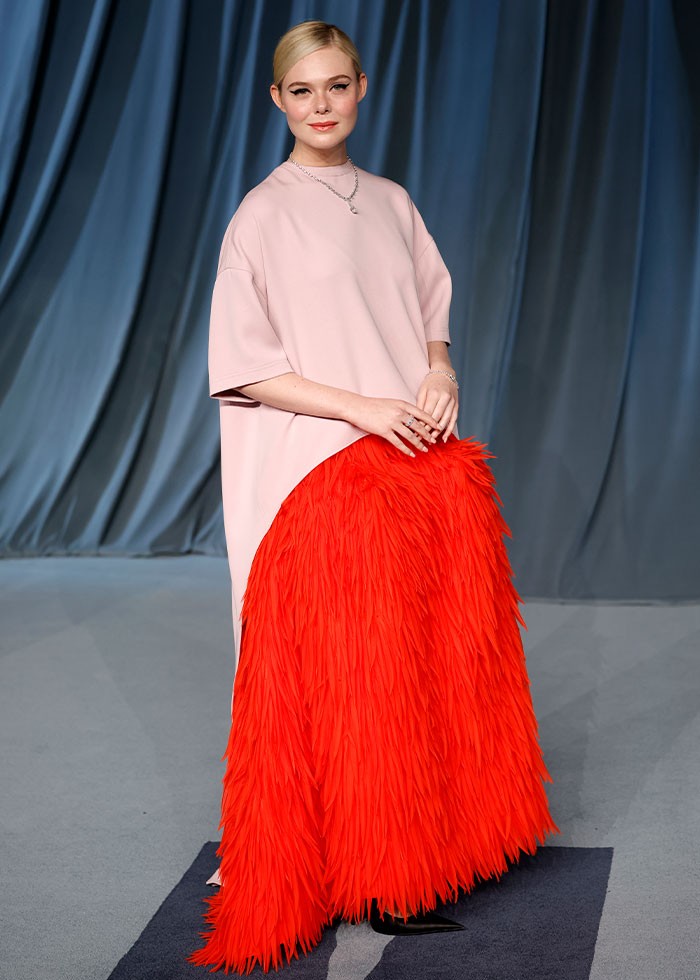 Elle Fanning na Academy Museum Gala