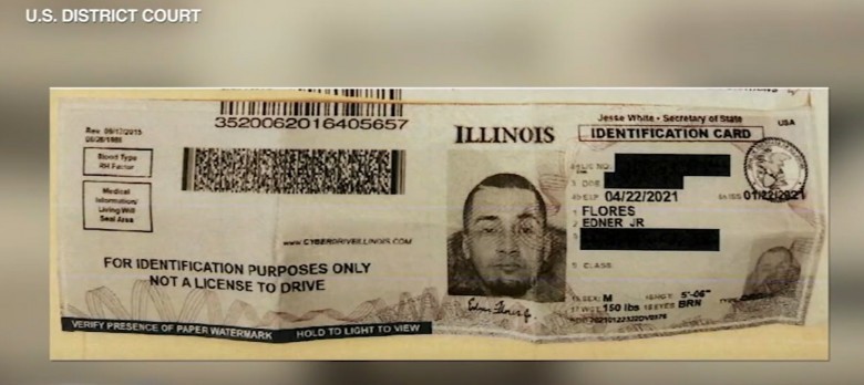 Dokumenty udostępnione przez Flores'a pracownikowi banku