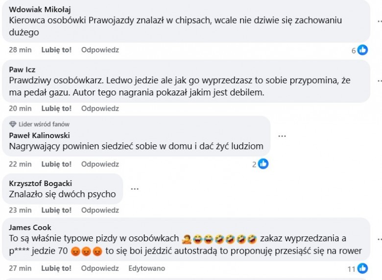 Komentarze z fp StopCham