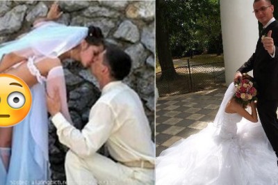 26 żenujących zdjęć z sesji ślubnych! Oglądając te pomysły przemyślisz swoje plany na wesele! 