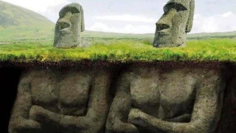Archeolodzy odkryli szokującą tajemnicę posągów z Wysp Wielkanocnych! Intrygujące rzeźby!